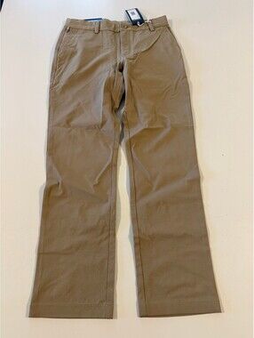 Vineyard Vines Boys On-The-Go OTG Pants Khaki Size 14 NWT $75